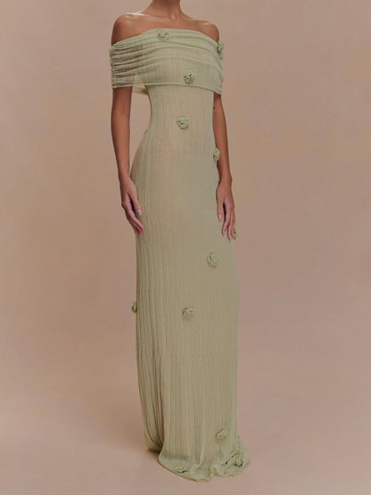 Orchid Knit Maxi Dress